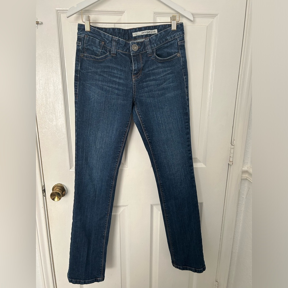 DKNY Women's Dark Blue Skinny Jeans